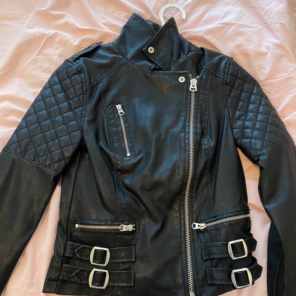 Top shop leather jacket